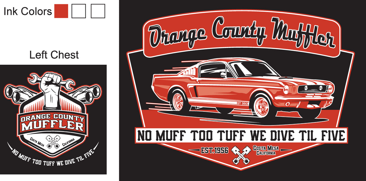Oc Fastback Cover Short sleeve Fastback – Orange County Muffler